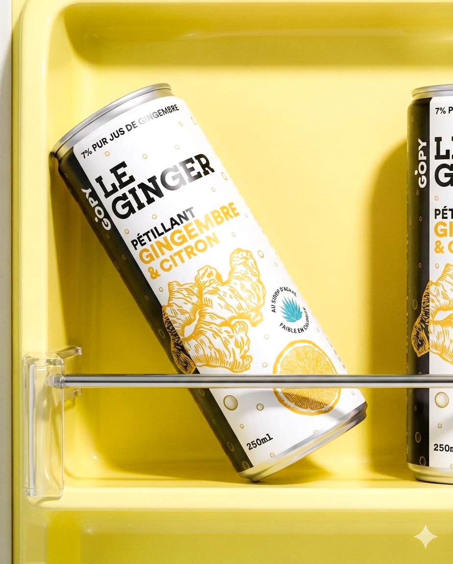 Le Ginger Pétillant — Pack 12 canettes