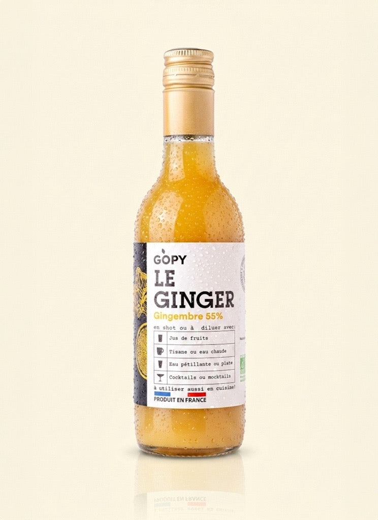 Le Ginger Gopy concentré gingembre bio classique 240ml