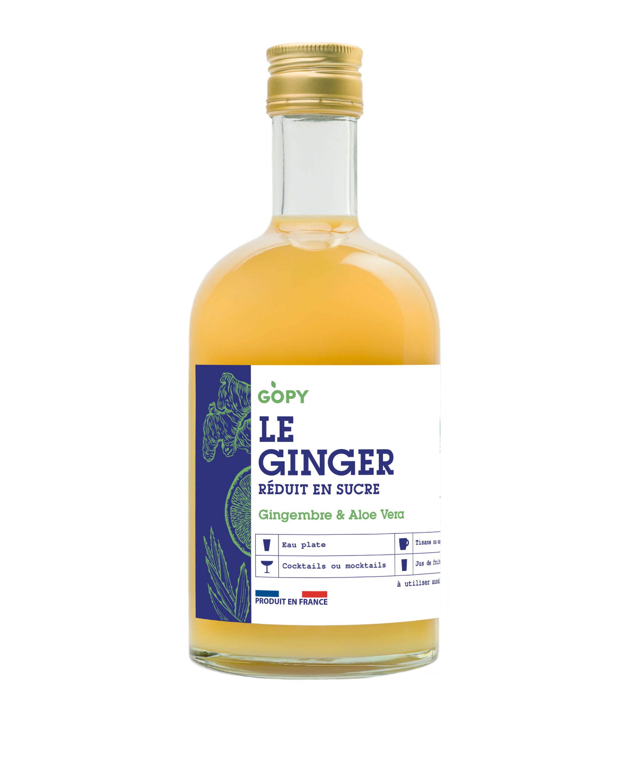 Le Ginger Aloe Vera Réduit en Sucre BIO