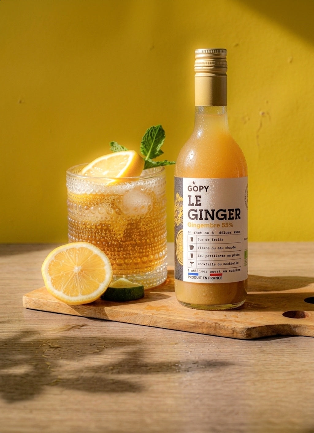 Le Ginger Gopy concentré gingembre bio classique 240ml