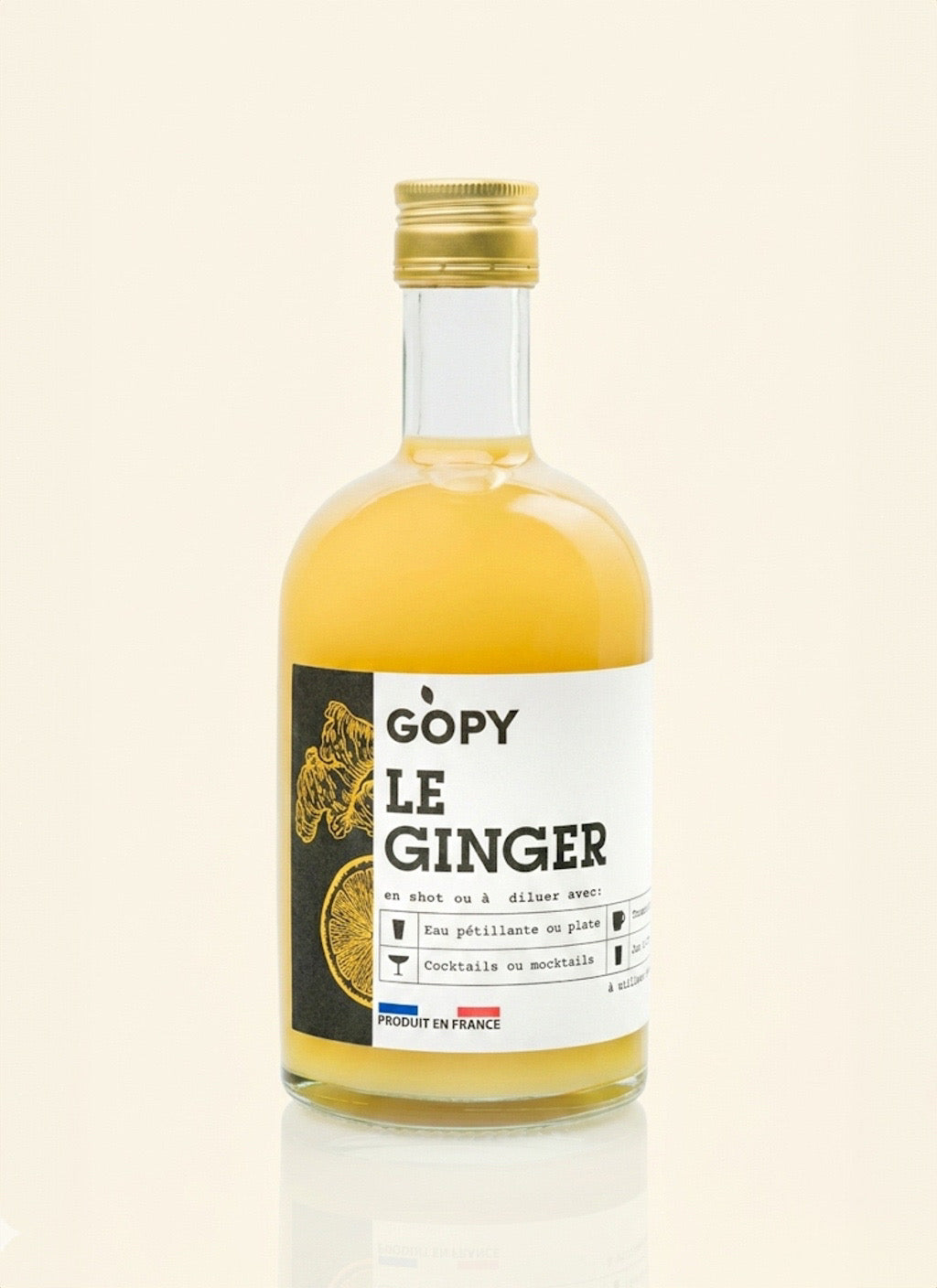 Le Ginger Gopy concentré gingembre bio classique 500ml